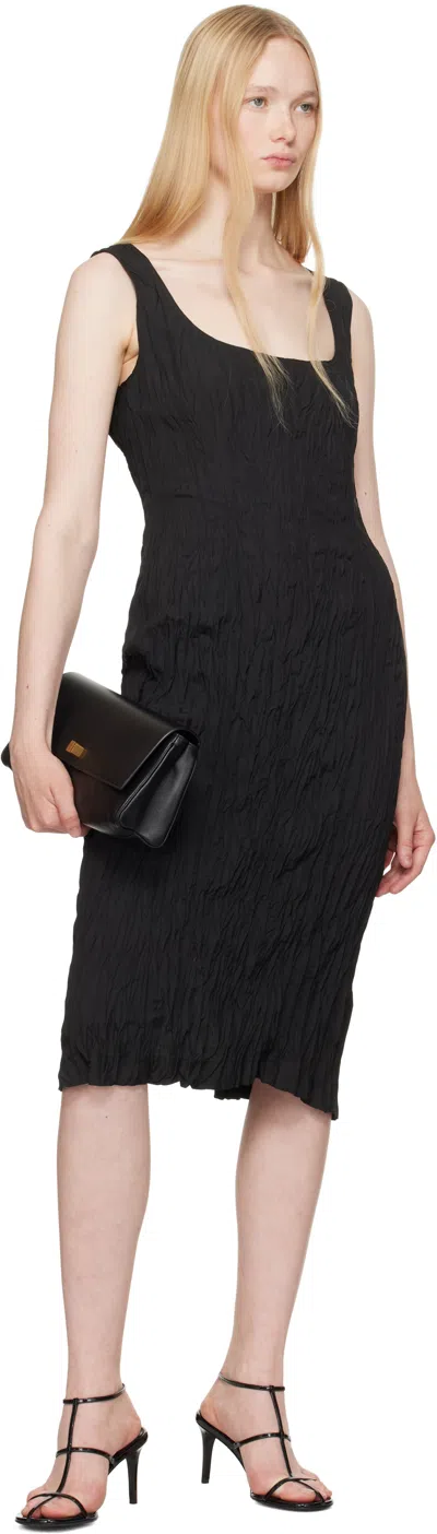 Khaite Audrey Leather Clutch In Black