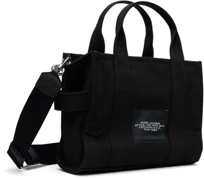 Marc Jacobs Small Canvas Logo Tote Bag In Black