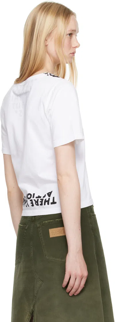 Mm6 Maison Margiela V-neck T-shirt