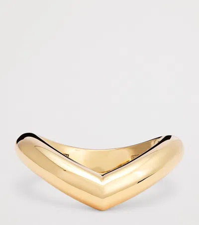 Engelbert Yellow Gold Drop Link Ring