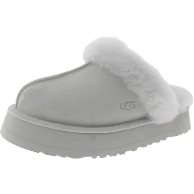 Ugg Disquette Womens Suede Slip On Slide Slippers
