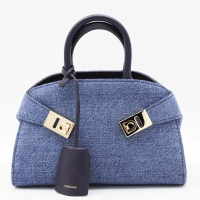 Ferragamo Handbag With Structured Shape And Detachable Strap