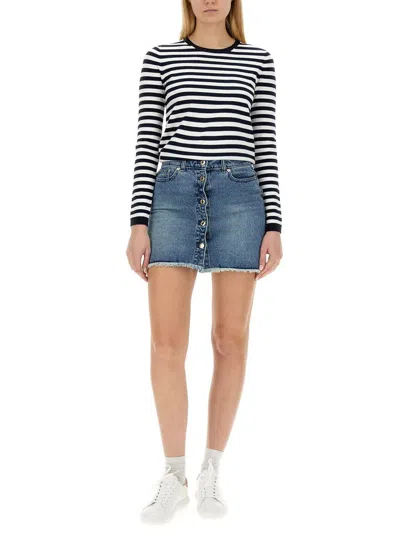 Michael Kors Striped Crewneck T-shirt