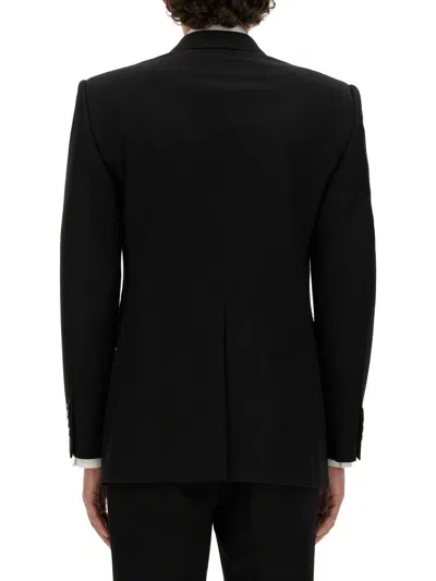 Alexander Mcqueen Double-breasted Tailored Jacket Structured Shoulders