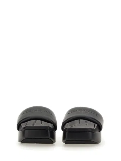 Alexander Wang Float Mules With Platform Sole And Squared Toe