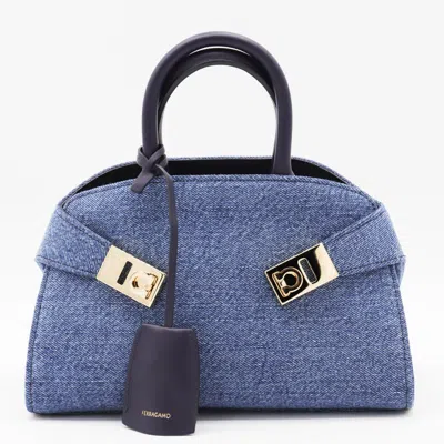 Ferragamo Handbag With Structured Shape And Detachable Strap