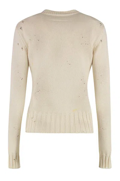 Mm6 Maison Margiela Cotton Crew-neck Sweater