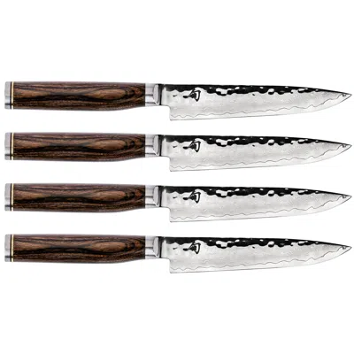 Shun Premier 4 Piece Steak Knife Set Tdms0400