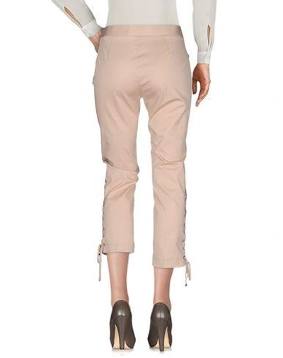 Shop M Missoni Casual Pants In Pale Pink