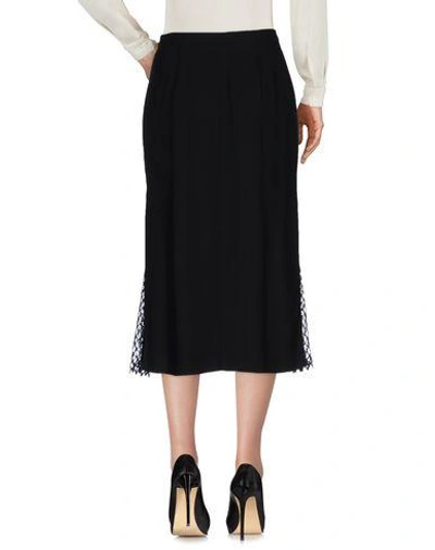 Shop Adam Lippes 3/4 Length Skirt In 黑色