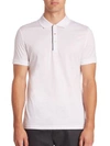 Burberry Regimental Cotton Polo In White