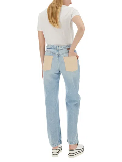 Stella Mccartney Distressed Mid-rise Straight-leg Jeans