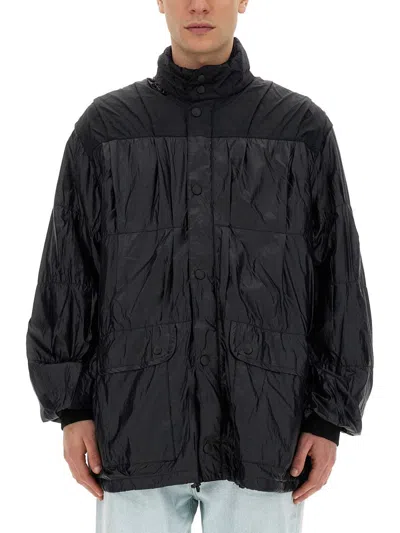 Our Legacy Exhaust Puffa Techno Fabric Jacket In Black
