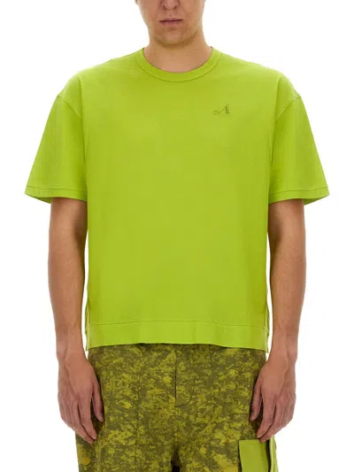 Ten C Man T-shirt Lime Green Size Xl Cotton