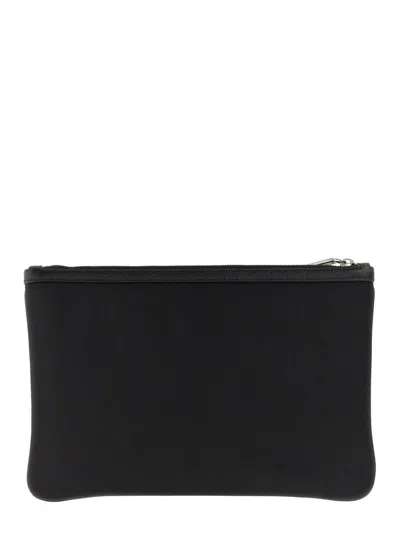 Dolce & Gabbana Men Clutch With Logo Plaque