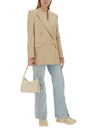 Stella Mccartney Double Breasted Satin Blazer