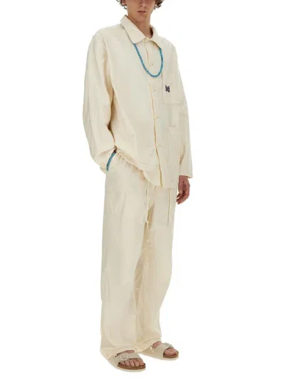 Needles Cotton Shirt In Neutral