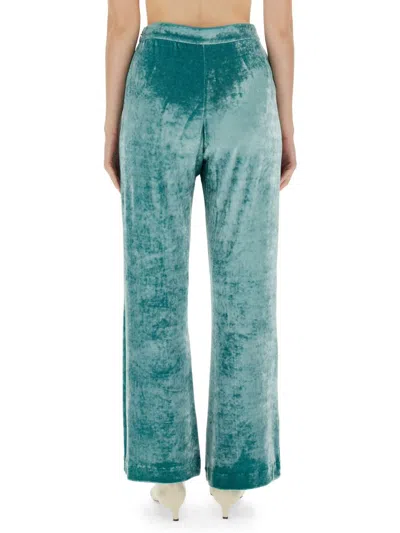 Jil Sander High-rise Velvet Straight-leg Pants