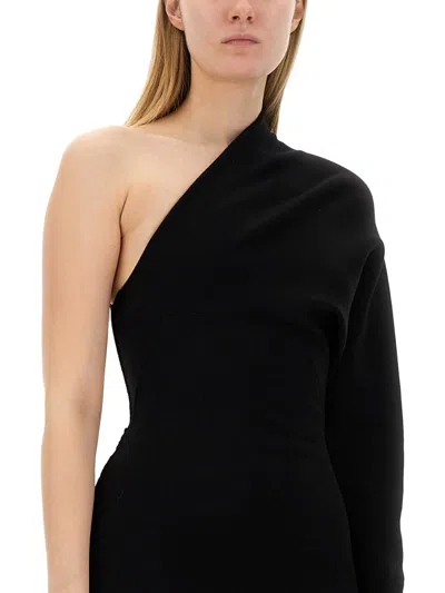 Rick Owens One-shoulder Column Maxi Dress