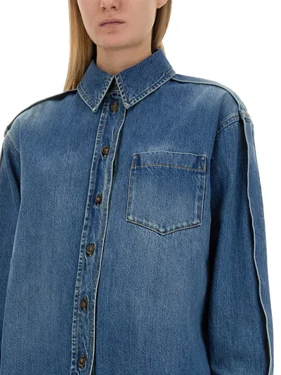 Shop Victoria Beckham Overszie Fit Shirt