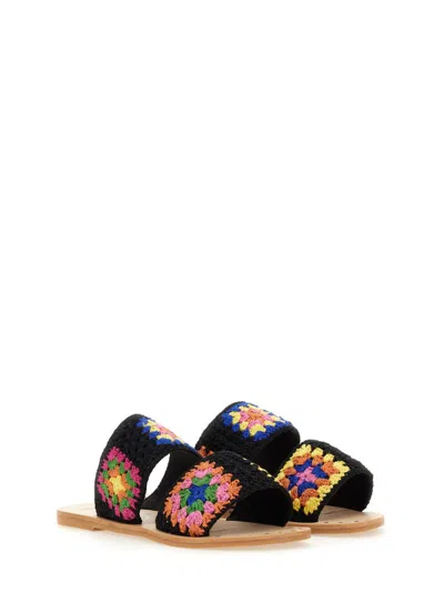 Manebi Manebí Yucatán Crochet Two Bands Sandals