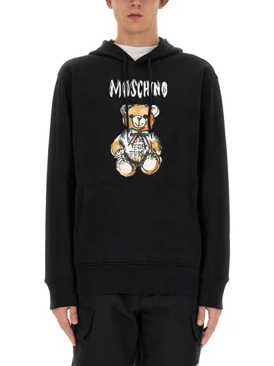 Moschino "drawn Teddy Bear" Sweatshirt