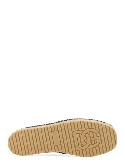 Dolce & Gabbana Logo-embossed Leather Espadrilles