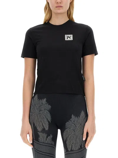 Palm Angels Ski Club Fitted T-shirt Contrast Print
