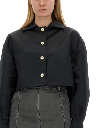 Patou Jacket Cropped Length Gold Buttons