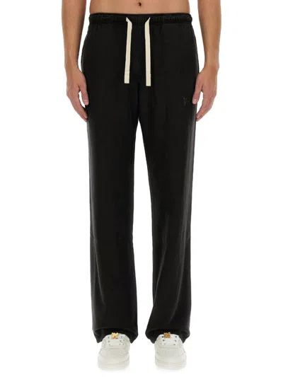 Palm Angels Elastic Waist Chino Trousers Pockets