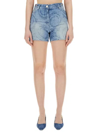 Versace Women Denim Shorts