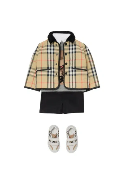 Burberry Boy's Milo Check Quilted Jacket