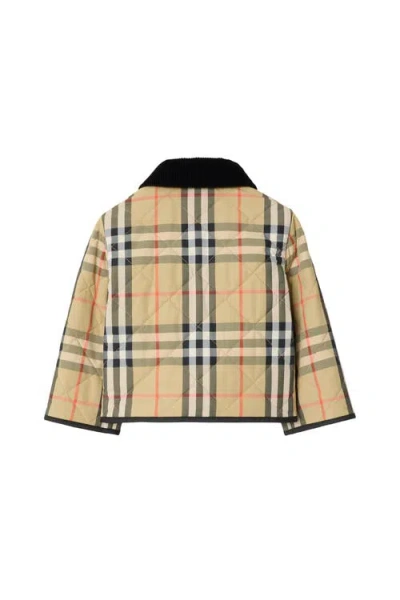 Burberry Boy's Milo Check Quilted Jacket