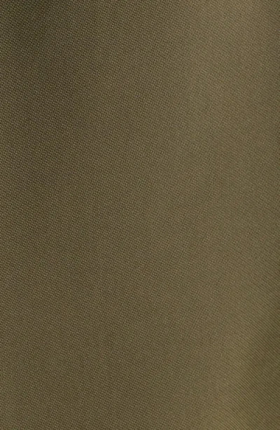 Tahari Asl Brushed Woven One-button Blazer In Green