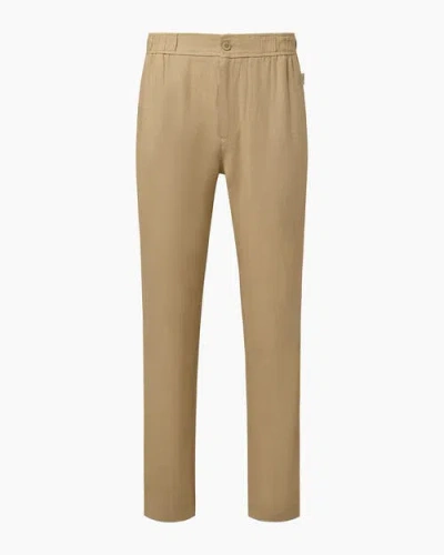 Onia Button Front Elastic Linen Pant