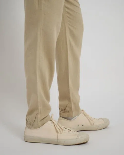 Onia Button Front Elastic Linen Pant