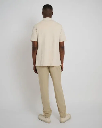 Onia Button Front Elastic Linen Pant