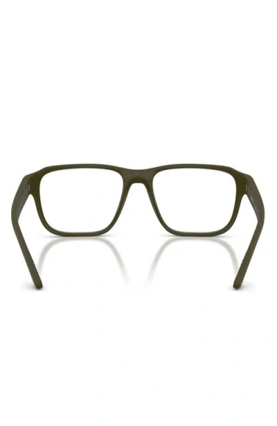 Prada Linea Rossa 52mm Irregular Optical Glasses In Green