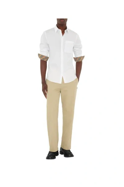 Burberry Long-sleeved Button-up Cotton Shirt