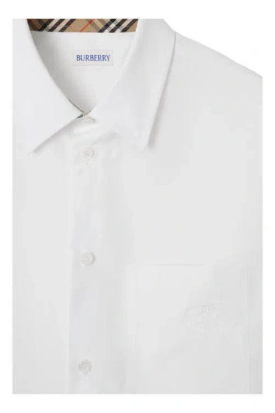 Burberry Long-sleeved Button-up Cotton Shirt