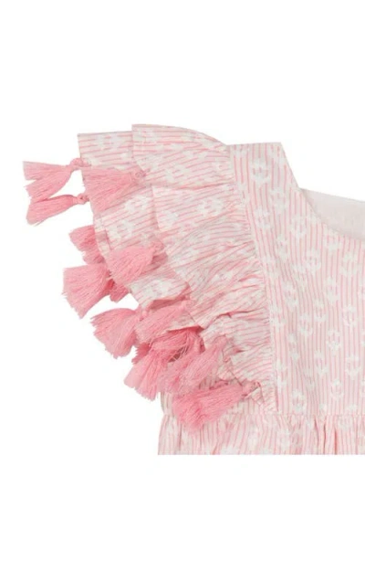 Mer St. Barth Anna Baby Romper Rose Stripe