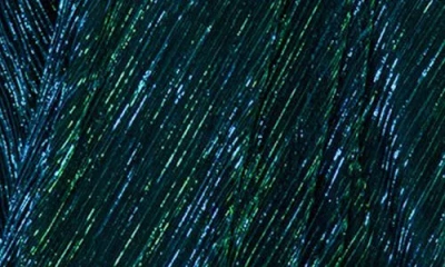 Betsy & Adam Metallic Halter Gown