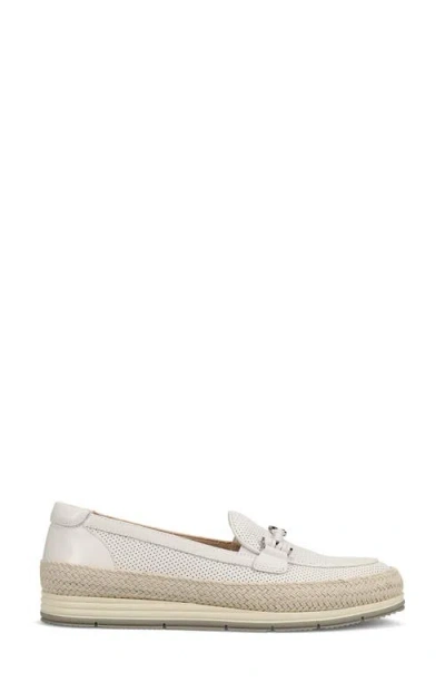 Vaneli Quarzi Bit Platform Loafer In White