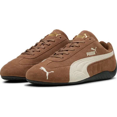 Puma Speedcat Archive Brown Sneakers With Side Logo In Suede Unisex