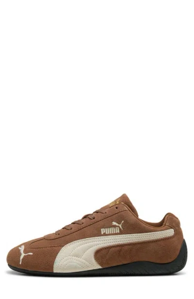 Puma Speedcat Archive Brown Sneakers With Side Logo In Suede Unisex
