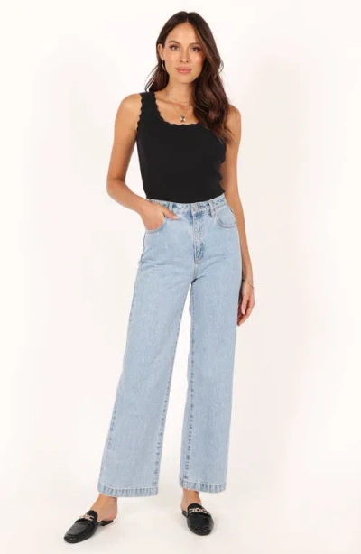 Petal And Pup Petal & Pup Monique Rib Tank Top In Black