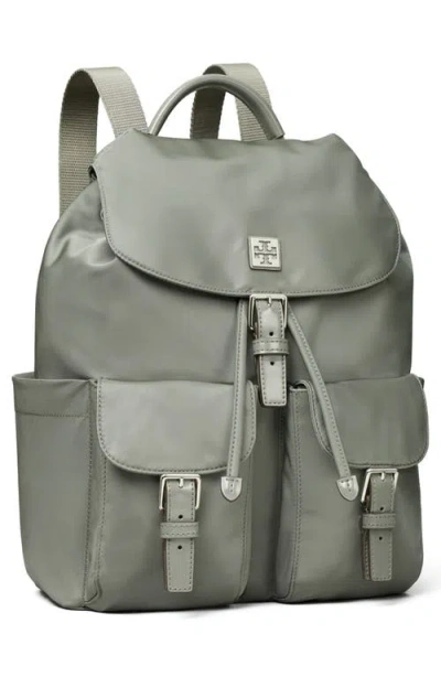 Tory Burch Virginia Nylon Backpack Shale Rock