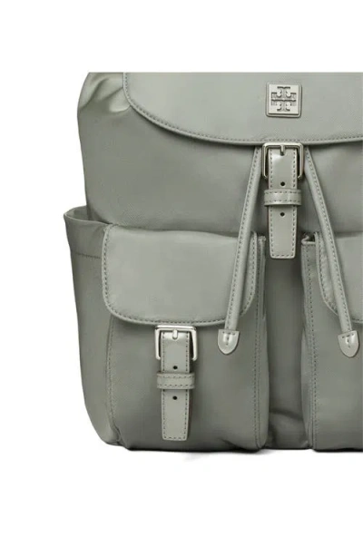Tory Burch Virginia Nylon Backpack Shale Rock