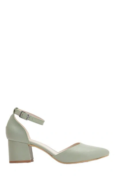 Forever & Always Shoes Marcelle Low Block Heel Pumps