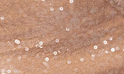 Jluxlabel Amani Sequin Drape Sleeveless Gown In Neutral